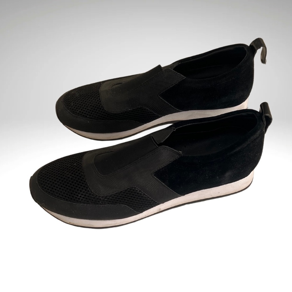 Donald J. Pliner Black Slip-On Athletic Shoes